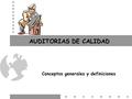 Conceptos generales y definiciones