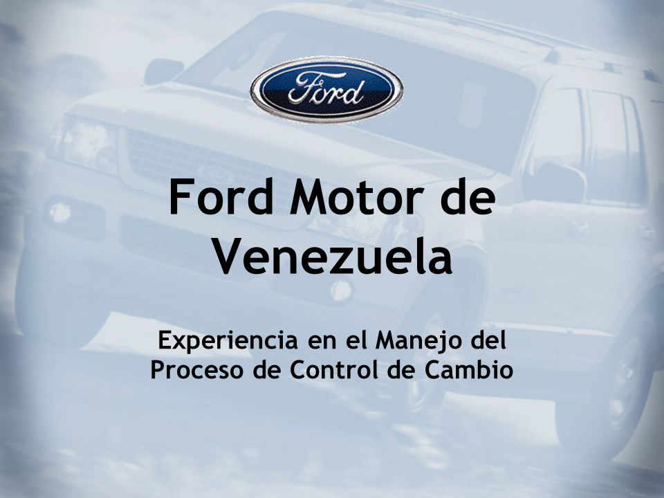  Ford Motor de Venezuela