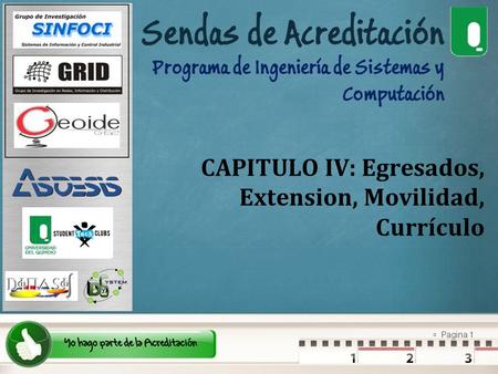 CAPITULO IV: Egresados, Extension, Movilidad, Currículo