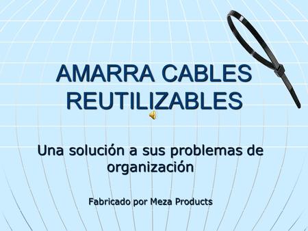 AMARRA CABLES REUTILIZABLES