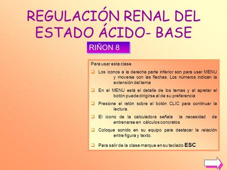 REGULACIÓN RENAL DEL ESTADO ÁCIDO- BASE