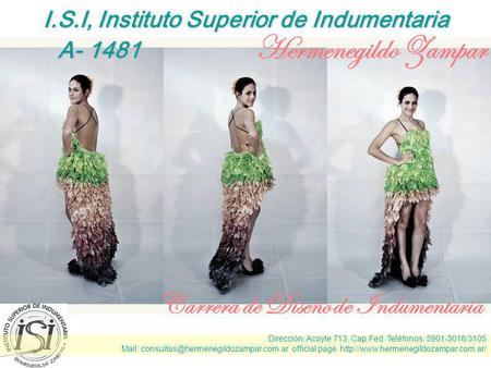 I.S.I, Instituto Superior de Indumentaria