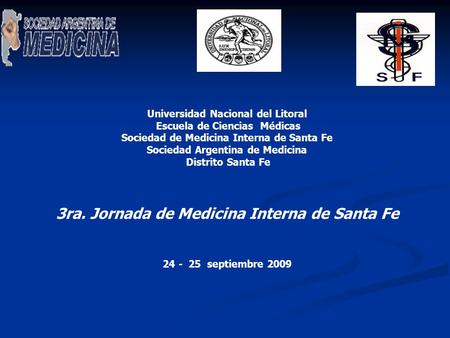 3ra. Jornada de Medicina Interna de Santa Fe