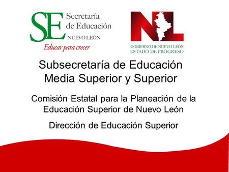 Subsecretaría de Educación Media Superior y Superior