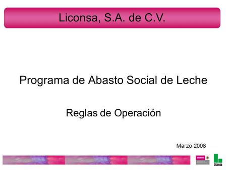 Programa de Abasto Social de Leche