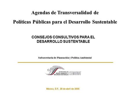 Agendas de Transversalidad de