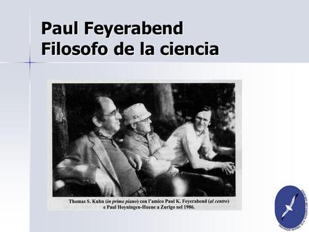 Paul Feyerabend Filosofo de la ciencia