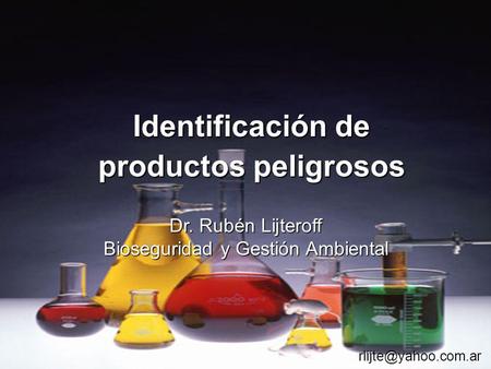 Identificación de productos peligrosos