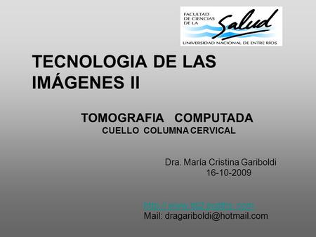 TECNOLOGIA DE LAS IMÁGENES ll