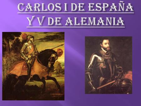 Carlos I de España y v de Alemania