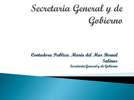 Secretaria General y de Gobierno. (María del Mar B.) Comisaria de Familia (Gloria Barrera) Auxiliar Administrativo (Cesar Narváez) Auxiliar Administrativo.