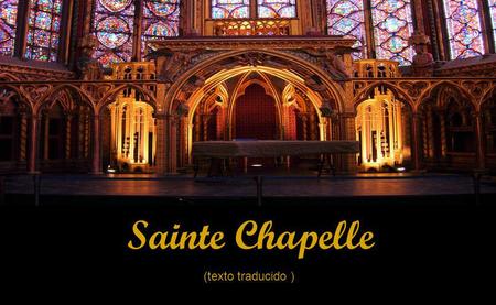 Sainte Chapelle (texto traducido ).