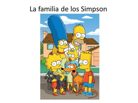 La familia de los Simpson