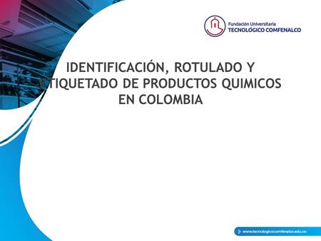 INTRODUCCION Colombia es esencialmente un país consumidor y comercializador de productos químicos. Es fundamental entonces conocer y comprender las normas.