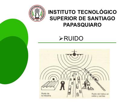 INSTITUTO TECNOLÓGICO SUPERIOR DE SANTIAGO PAPASQUIARO  RUIDO.