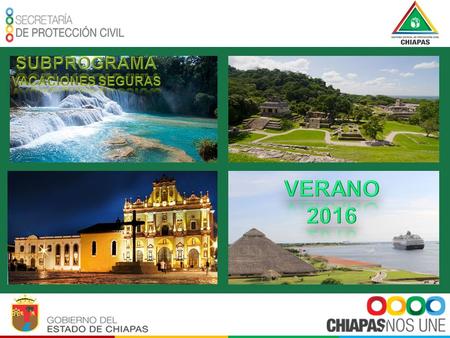 Con motivo del período vacacional verano 2016 y el término del ciclo escolar 2015-2016, el estado de Chiapas es visitado por turismo regional, nacional.