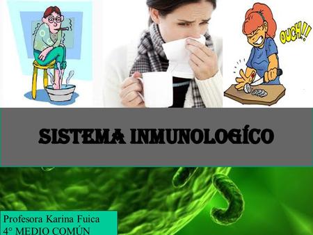 Profesora Karina Fuica 4° MEDIO COMÚN. Objetivos Comprender como actúa del sistema inmunológico innato Conocer el origen y función de los componentes.