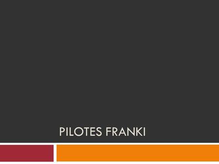 PILOTES FRANKI. Historia El pilote Franki es simplemente una versión mejorada de los pilotes hincados Simplex, patentada en 1909, en Bélgica, por Edgar.