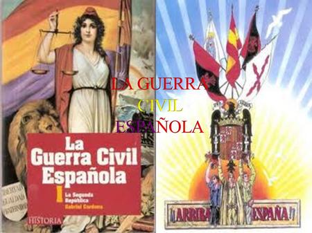 La Guerra Civil Española comenzó el 17 de Julio de 1936 con una rebelión militar en Marruecos, partiendo el país en dos, y finaliza el 1 de Abril de 1939.