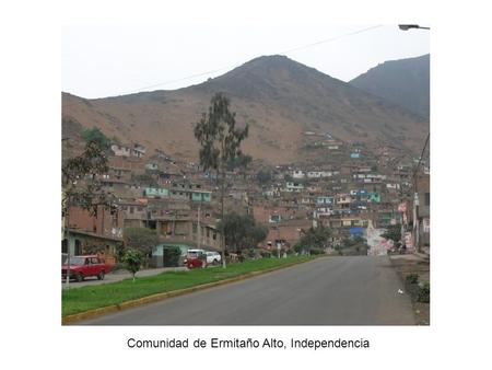Comunidad de Ermitaño Alto, Independencia. Construcción de la Unidad de Rehabilitación Nutricional en el Centro de Salud Ermitaño Alto, Independencia.
