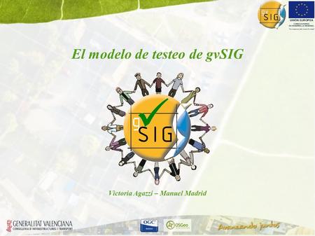 El modelo de testeo de gvSIG Victoria Agazzi – Manuel Madrid.