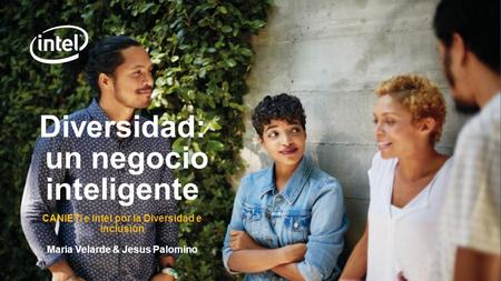 Diversidad: un negocio inteligente CANIETI e Intel por la Diversidad e Inclusión Maria Velarde & Jesus Palomino.