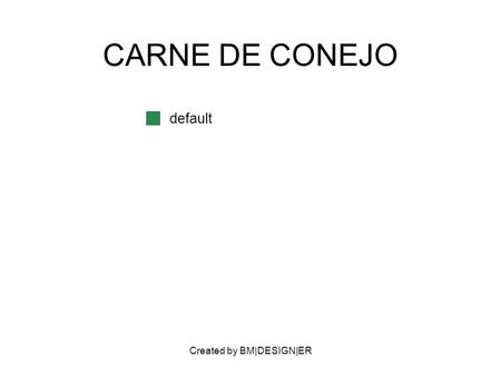 Created by BM|DESIGN|ER CARNE DE CONEJO default. Created by BM|DESIGN|ER PARTNERS SOCIOS PROVEEDORES DE MATERIA PRIMA LOS COMPRADORES POTENCIALES SANTANDER.