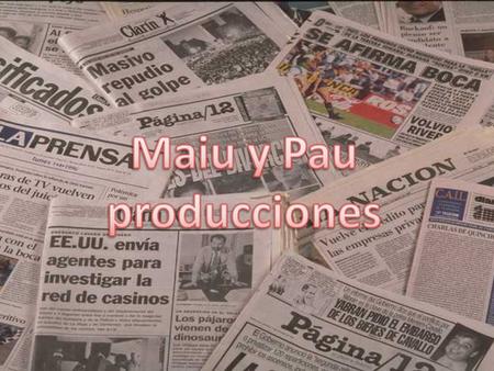 Economía 1Maiu y Pau ediciones De cara a 2014, la Argentina estará cada vez más condicionada por el frente externo. La desaceleración de China, el débil.