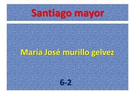 Santiago mayor María José murillo gelvez María José murillo gelvez 6-2.