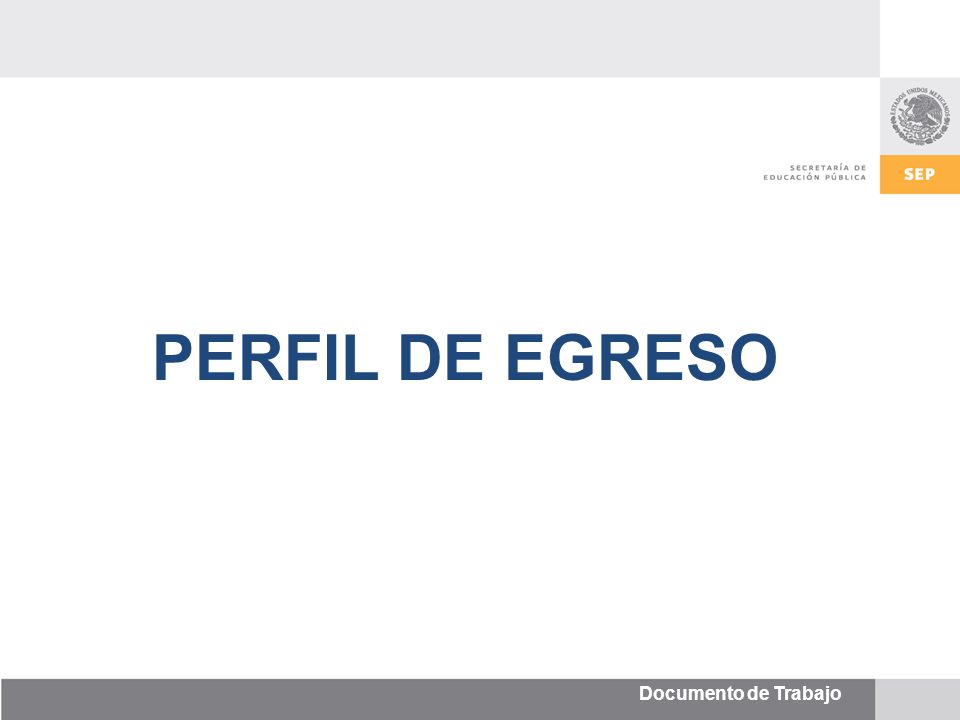 Documento De Trabajo Perfil De Egreso Documento De Trabajo Aquel Que Contempla Aprendizajes Que Cobran Significado En La Vida De Los Estudiantes Perfil Ppt Descargar