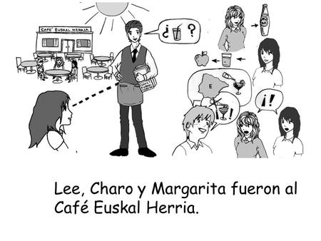 Lee, Charo y Margarita fueron al Café Euskal Herria.