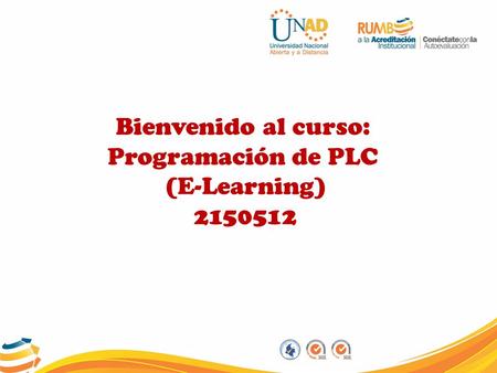 Bienvenido al curso: Programación de PLC (E-Learning) 2150512.