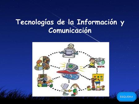 Tecnologías de la Información y Comunicación ESQUEMA.