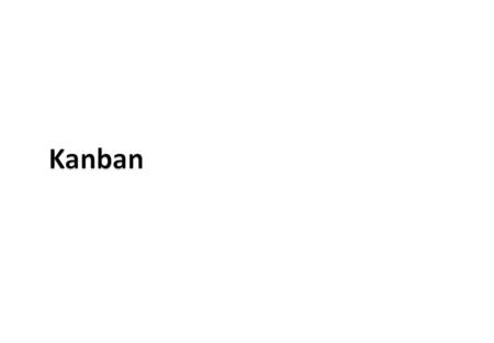 Kanban.