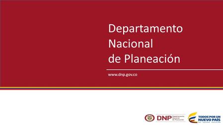 Departamento Nacional de Planeación