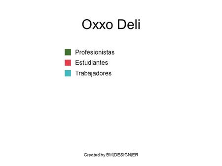 Created by BM|DESIGN|ER Oxxo Deli Profesionistas Estudiantes Trabajadores.