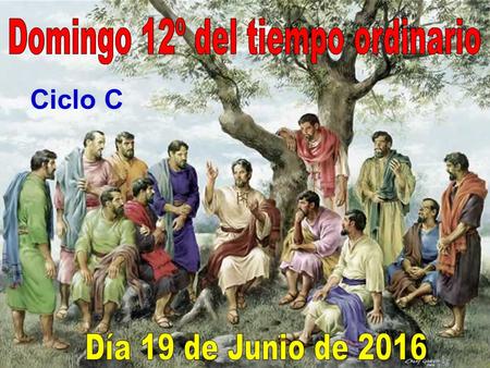 Ciclo C Una vez más recordamos que nuestra religión no se basa principalmente en doctrinas y acciones, sino en una persona, que es Dios hecho hombre.