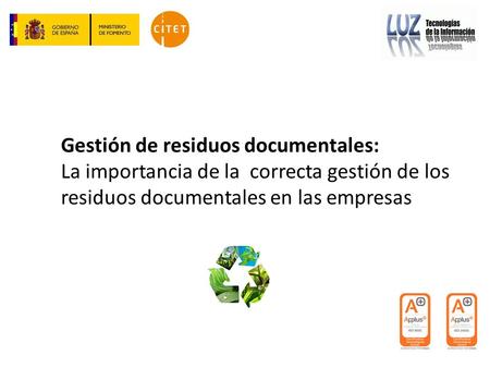 Gestión de residuos documentales: La importancia de la correcta gestión de los residuos documentales en las empresas.