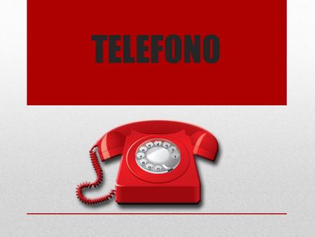 TELEFONO. DEFINICIÓN El teléfono es un dispositivo de telecomunicación diseñado para transmitir señales acústicas a distancia por medio de señales eléctricas.