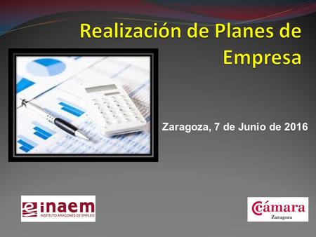 Zaragoza, 7 de Junio de 2016. 1. Solicitante - Promotor Zaragoza, 7 de Junio de 2016.
