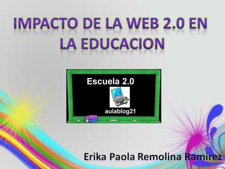 Podemos definir la Web 2.0 como una segunda generación de webs.