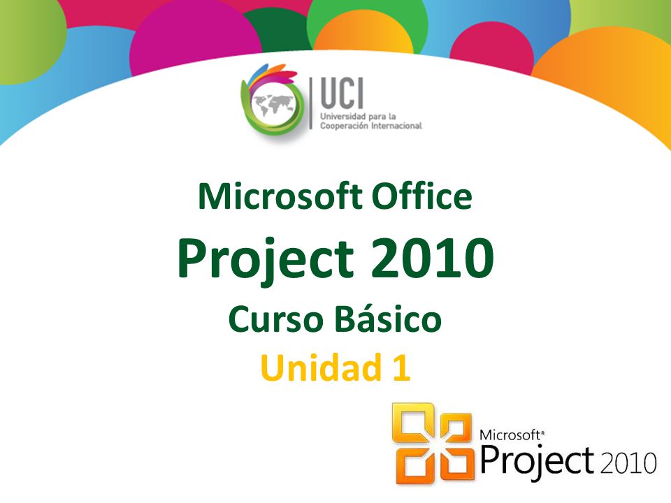 Microsoft Office Project 2010 Curso Básico - ppt descargar