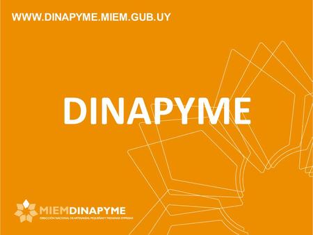 DINAPYME. Misión: Fomentar el desarrollo de las artesanías, micro, pequeñas y medianas empresas y su entorno, en el marco de.