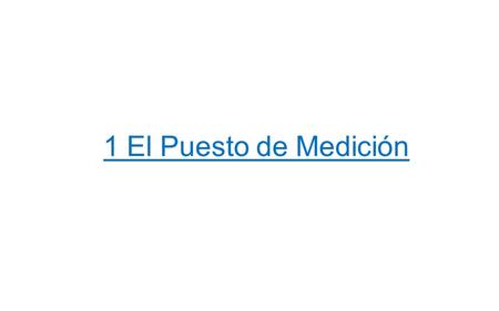 1 El Puesto de Medición Puesto De Medición Comprende: - Bastón de entrada y salida - la caja de medición - El medidor de energía - varilla de aterramiento.