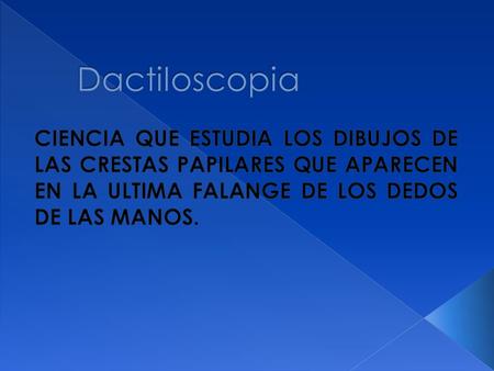 FUNDAMENTO JURIDICO DECRETO 1216/35 SE ADOPTA EL SISTEMA DACTILOSCOPICO COMO METODO OFICIAL DE IDENTIFICACION DECRETO 3738/2003 IMPORTANCIA, NECECIDAD,OPORTUNIDAD,CONTENIDO.