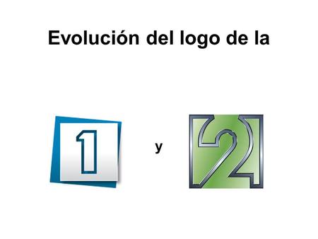 Evolución del logo de la y y.