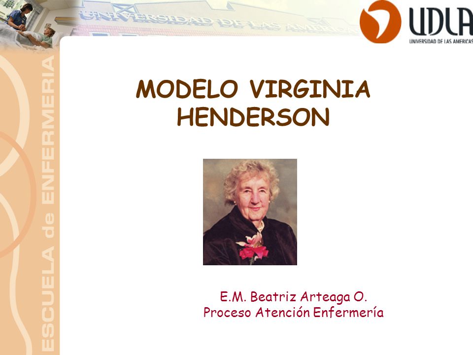 MODELO VIRGINIA HENDERSON - ppt video online descargar