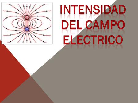 CAMPO ELÉCTRICO (E) Es el espacio dentro del cual una carga eléctrica experimenta una fuerza eléctrica. Es un campo físico que es representado mediante.