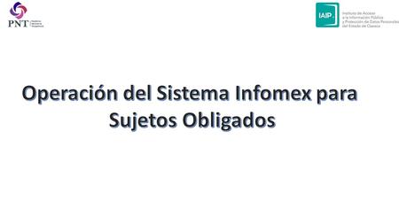 Acceso a Infomex Oaxaca