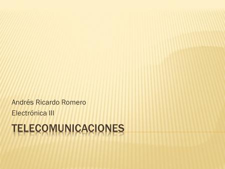 Andrés Ricardo Romero Electrónica III. Esta estructura resulta ineficaz y con algunas limitaciones ya que no tiene una estación maestra. en la actualidad.